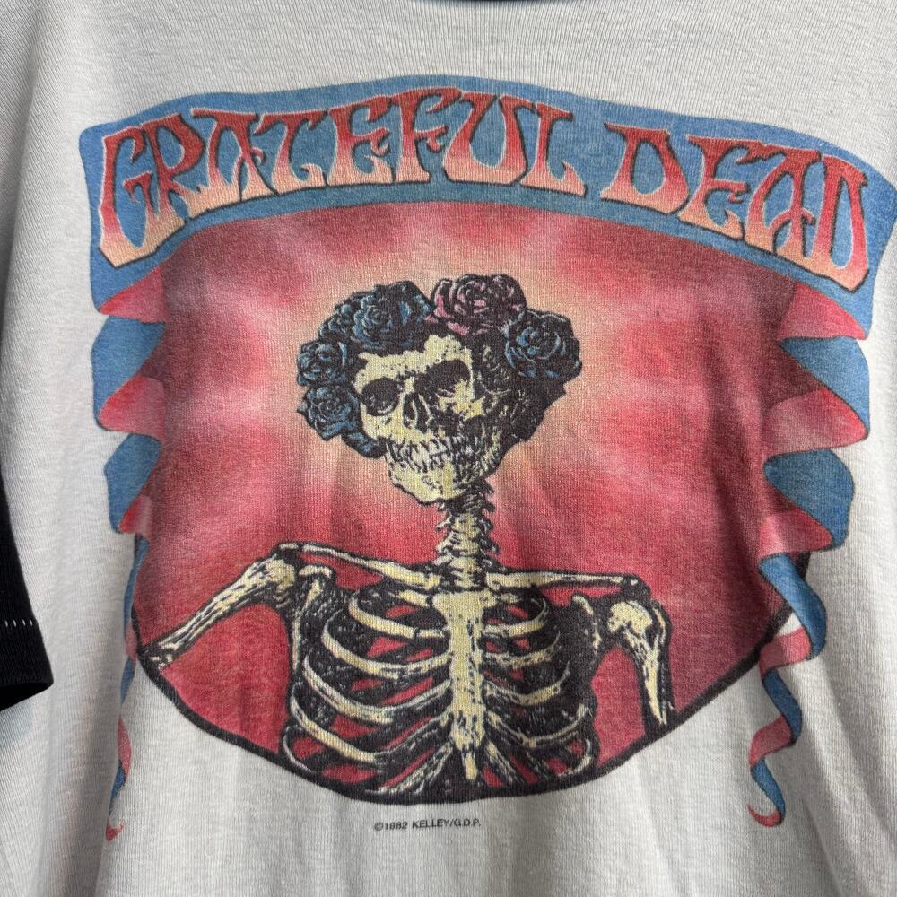 Vintage Grateful Dead Bertha Raglan T Shirt Size XL 1982 - Picture 3 of 10